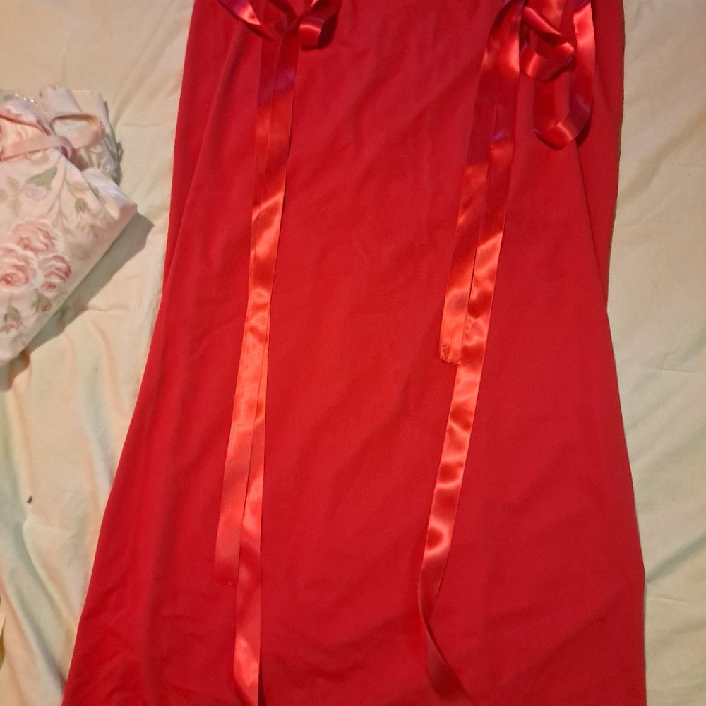 Womens red dress